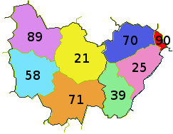 carte de la région