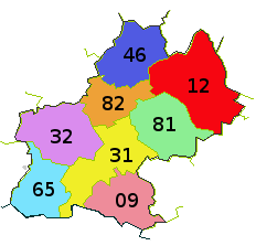 carte de la région