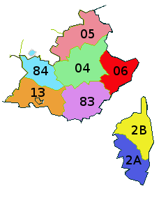 carte de la région